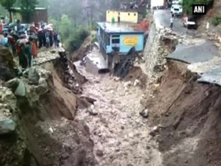 rain destroyed uttarakhand hilly areas
