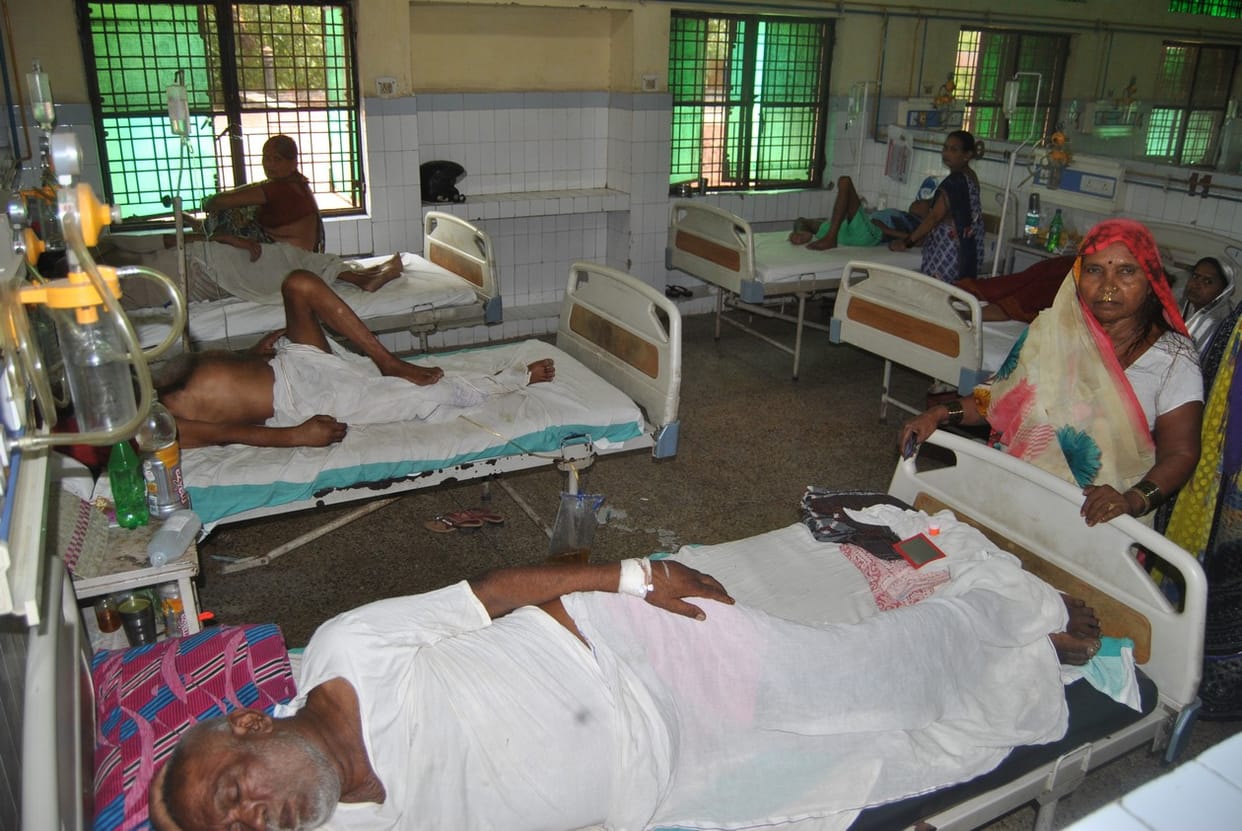 Diarrhea patients a day are moving
