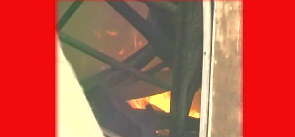 IMT Manesar subros company engaged in a fierce fire