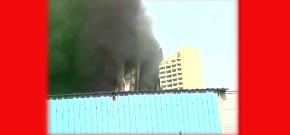 IMT Manesar subros company engaged in a fierce fire