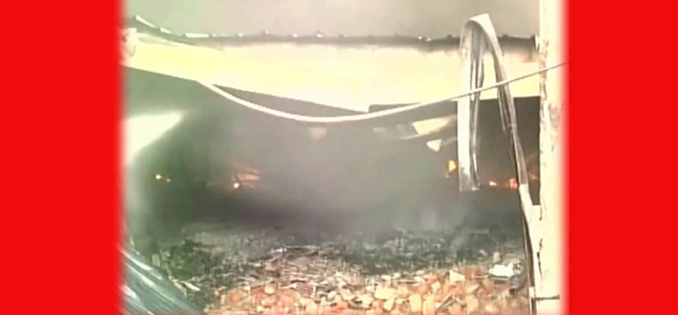 IMT Manesar subros company engaged in a fierce fire