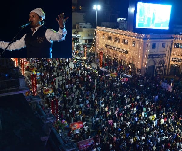 Mega ganjing carniwal in Lucknow.