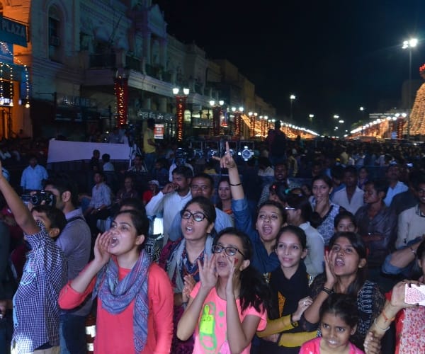 Mega ganjing carniwal in Lucknow.
