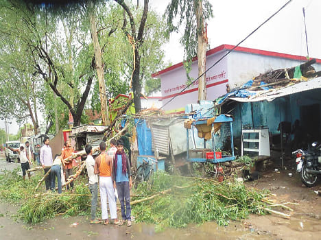 In three days, more than 100 village dark