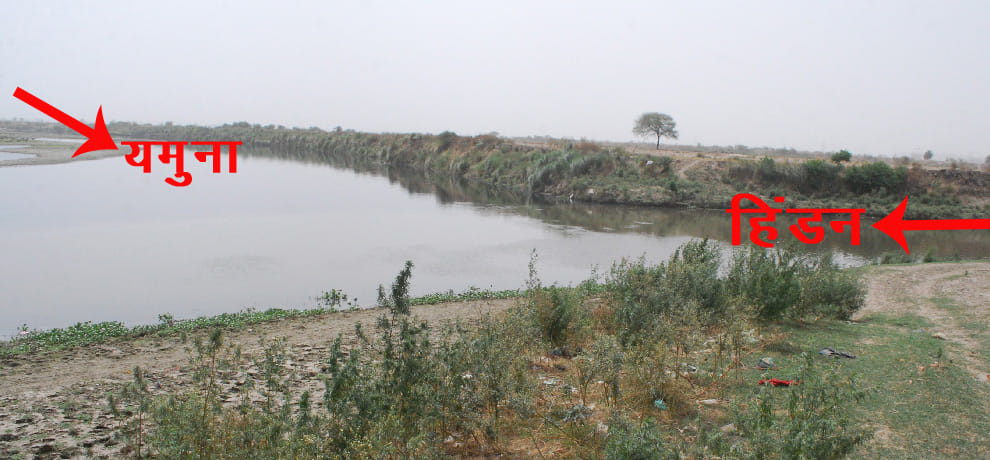 hindon and effect of flood in yamuna