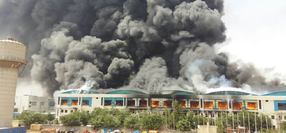 "Never seen such a fierce fire, the smoke, the flames were all around '