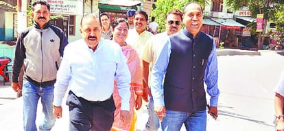 minister of state Jitendra Singh on a visit to kullu