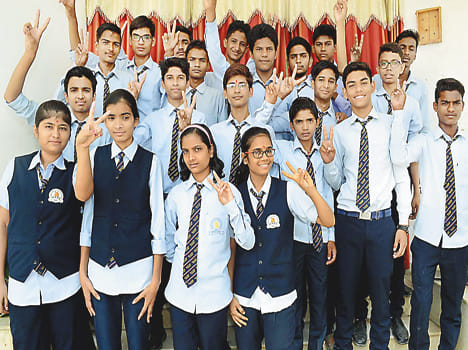Students happily Jume