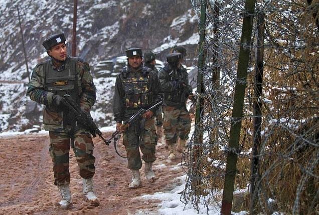 soldier injured in mine blast