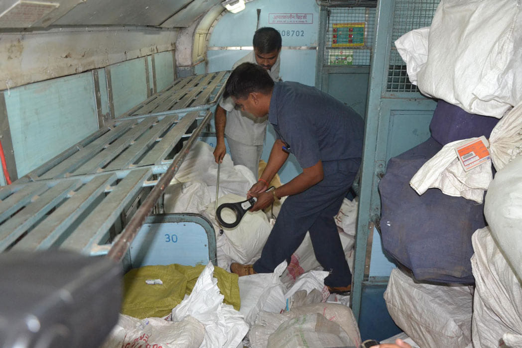 Bomb information stirring at Mathura Junction.
