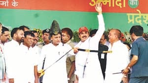 cm akhilesh yadav come in kaushambi