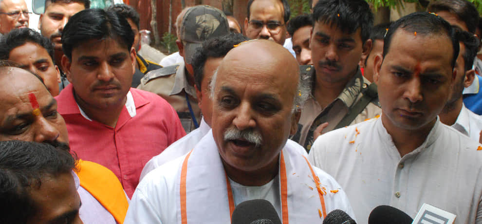 vhp praveen togadia big statement on ayodhya ram temple construction