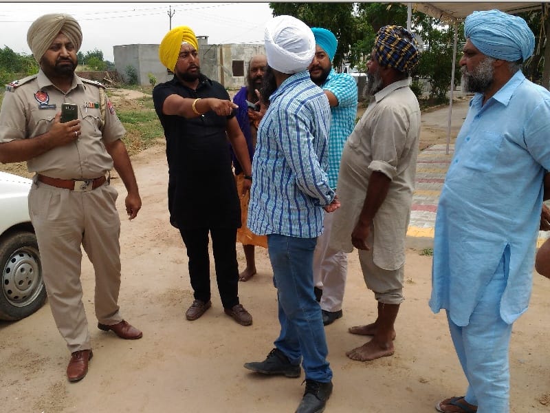 Tihapar overload, holding, villagers, police, Ropar
