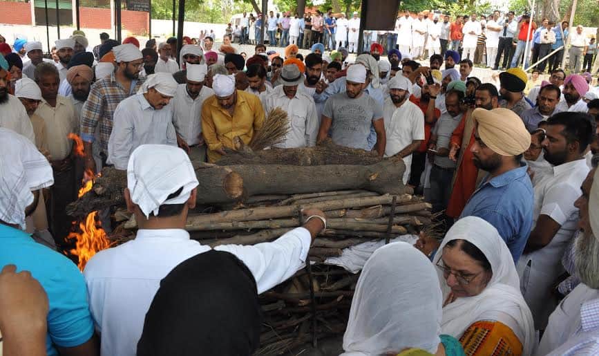 funeral of shaheed-e-azam bhagat singh grandson abhitej singh sandhu