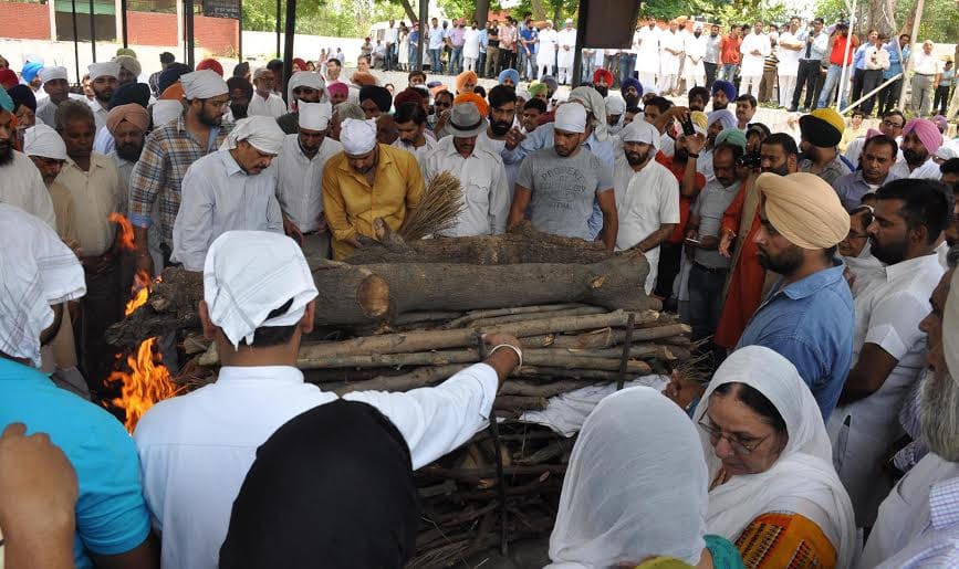 funeral of shaheed-e-azam bhagat singh grandson abhitej singh sandhu