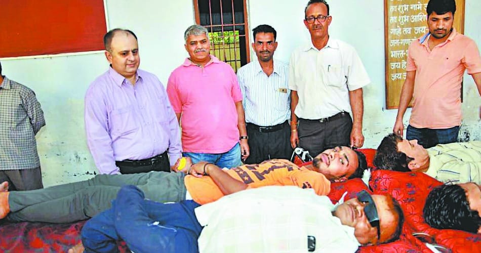  162 people donate blood, Blood donation camp in panchkula
