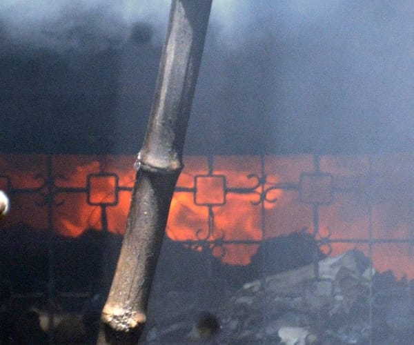 mr enterprises caught fire due to short circuit