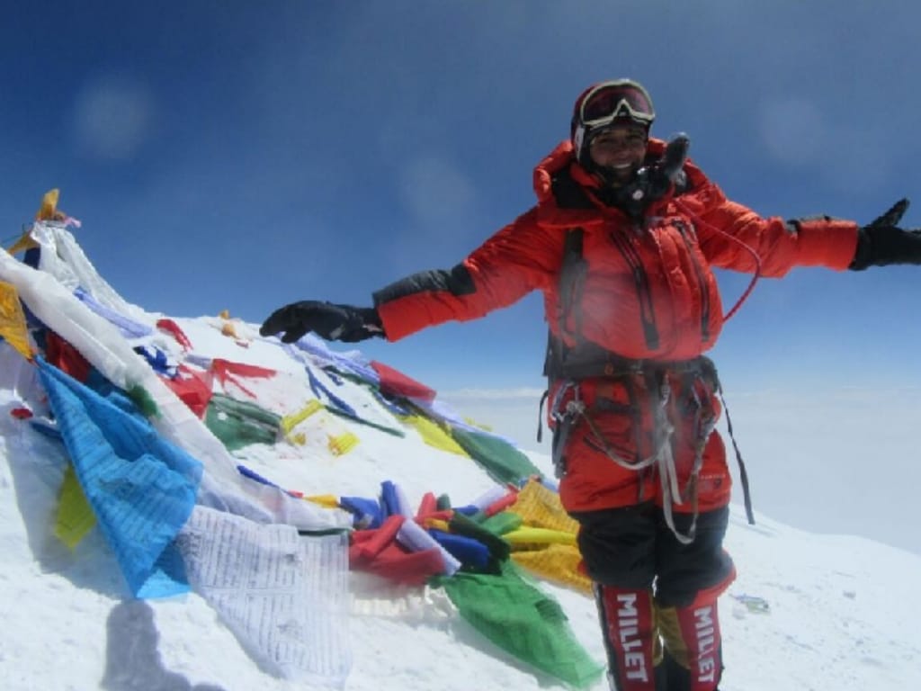 nutan climb mount Everest