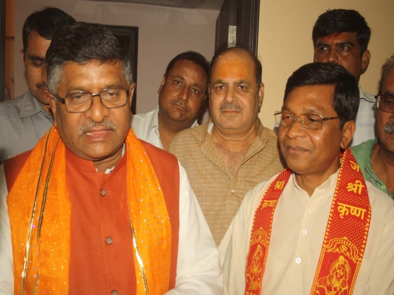 ravishankar prasad minister in vrindavan