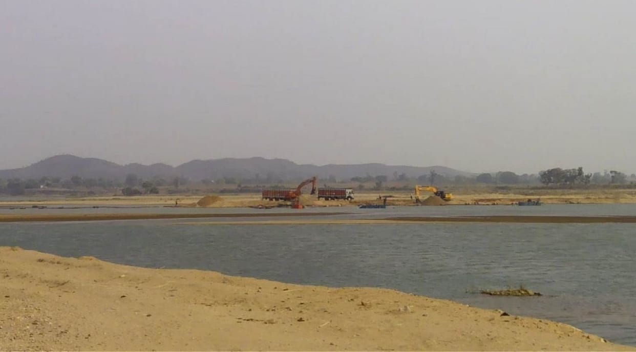 Water released from Bansagar