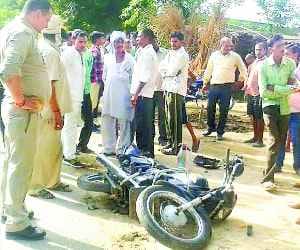Truck collision with two bikes, child deaths
