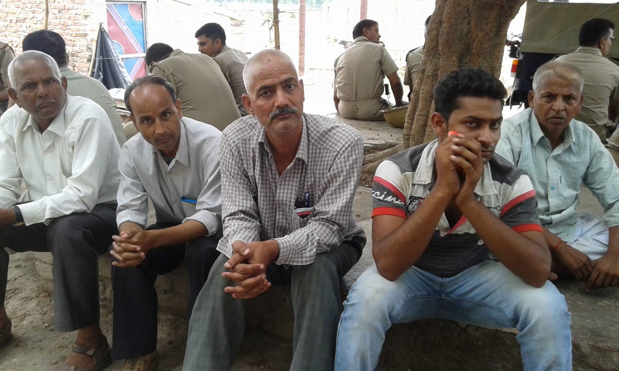There was tight security at the funeral of Ramsevak