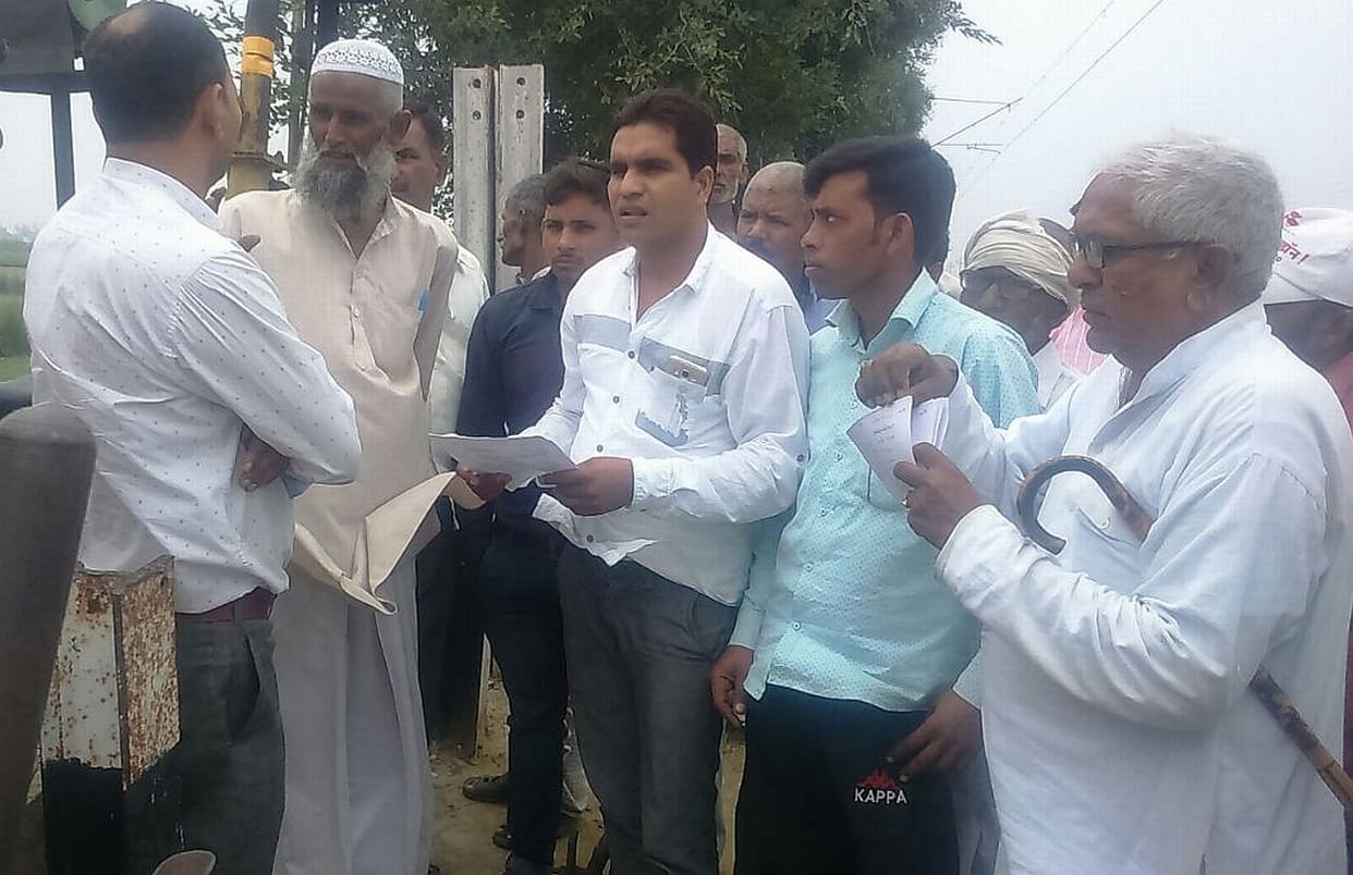 Villagers stopped of underpasses.