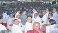 blame bu saini, congress, inelo,and khap, for burninig haryana 
