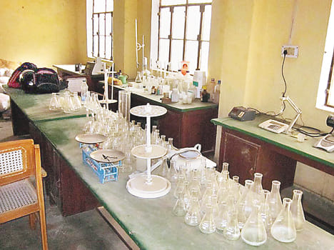 Stack took soil samples for testing