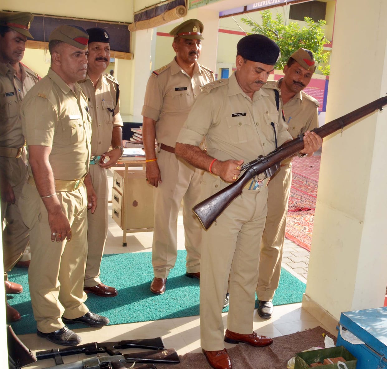 SP's annual inspection Police close in Sungdhi