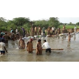 canal break, canal break in Hisar, Water entered houses in Hisar, Hisar canal break, Hisar