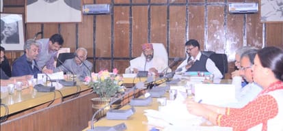 EC meeting at HPU, approval to college teachers for Phd guide.