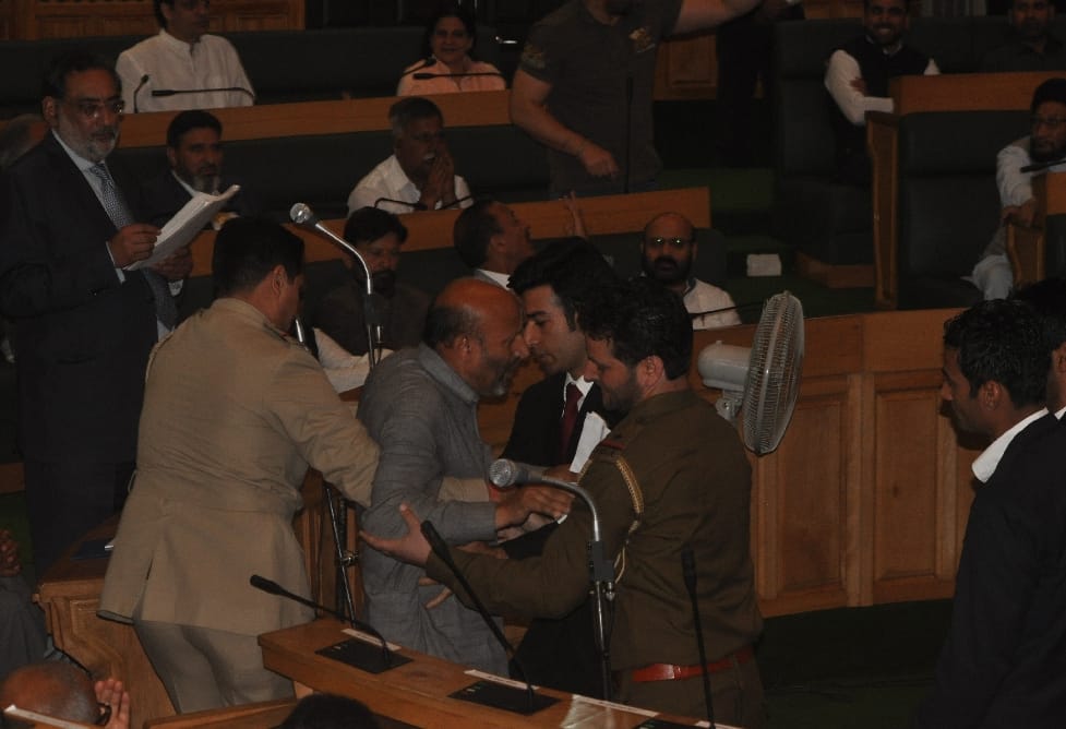 mla walkout from Assembly
