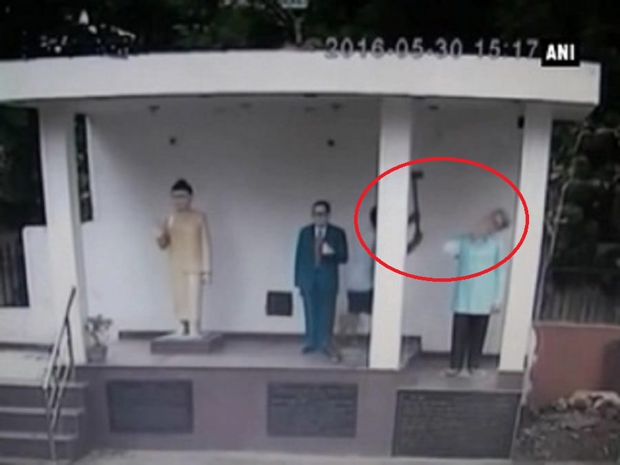 attackers on kanshi ram statue not identified