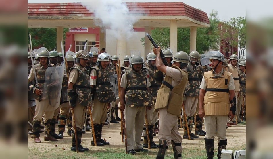 jat protest: mock drill by security forces for miscreants in haryana