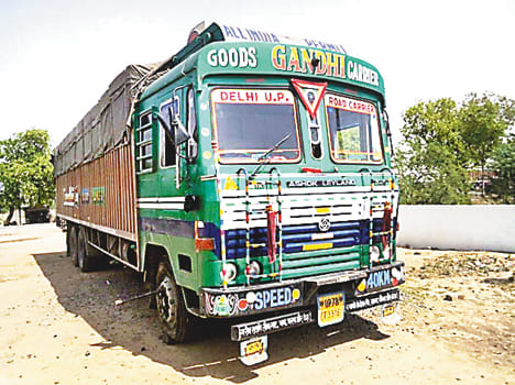 Standing in the truck driver's body found