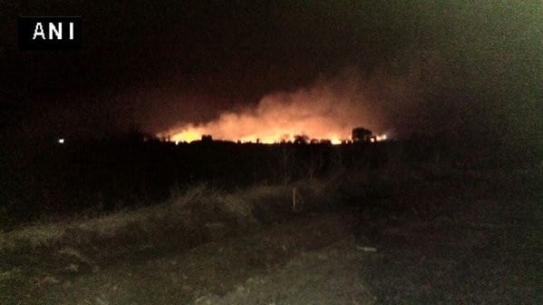 fire in pulgaon army ammo depot