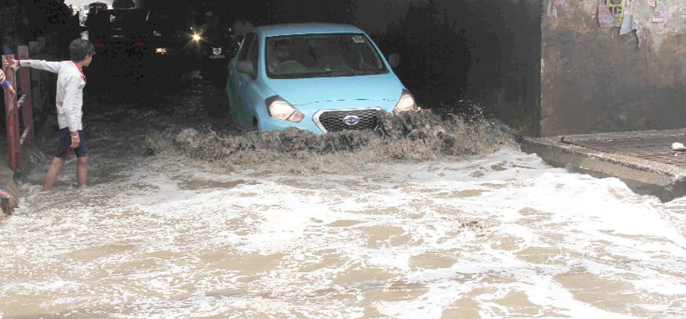 storm effected many areas in faridabad