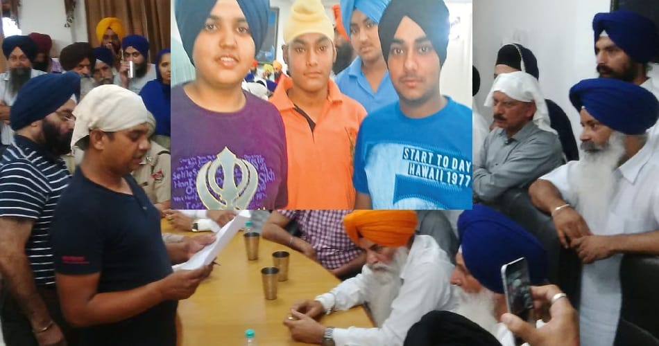 turban controvercy, sikh students, sent marry school, anandpur sahib, teacher appolize, punjab