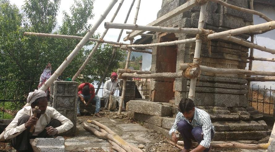 Undertaken to improve the ancient temple
