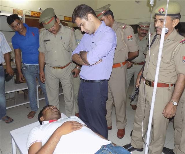 Was shot in rogue encounter , SO also injured