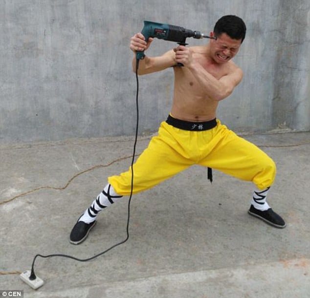 Man Takes A Drill To His Head Without Any Pain
