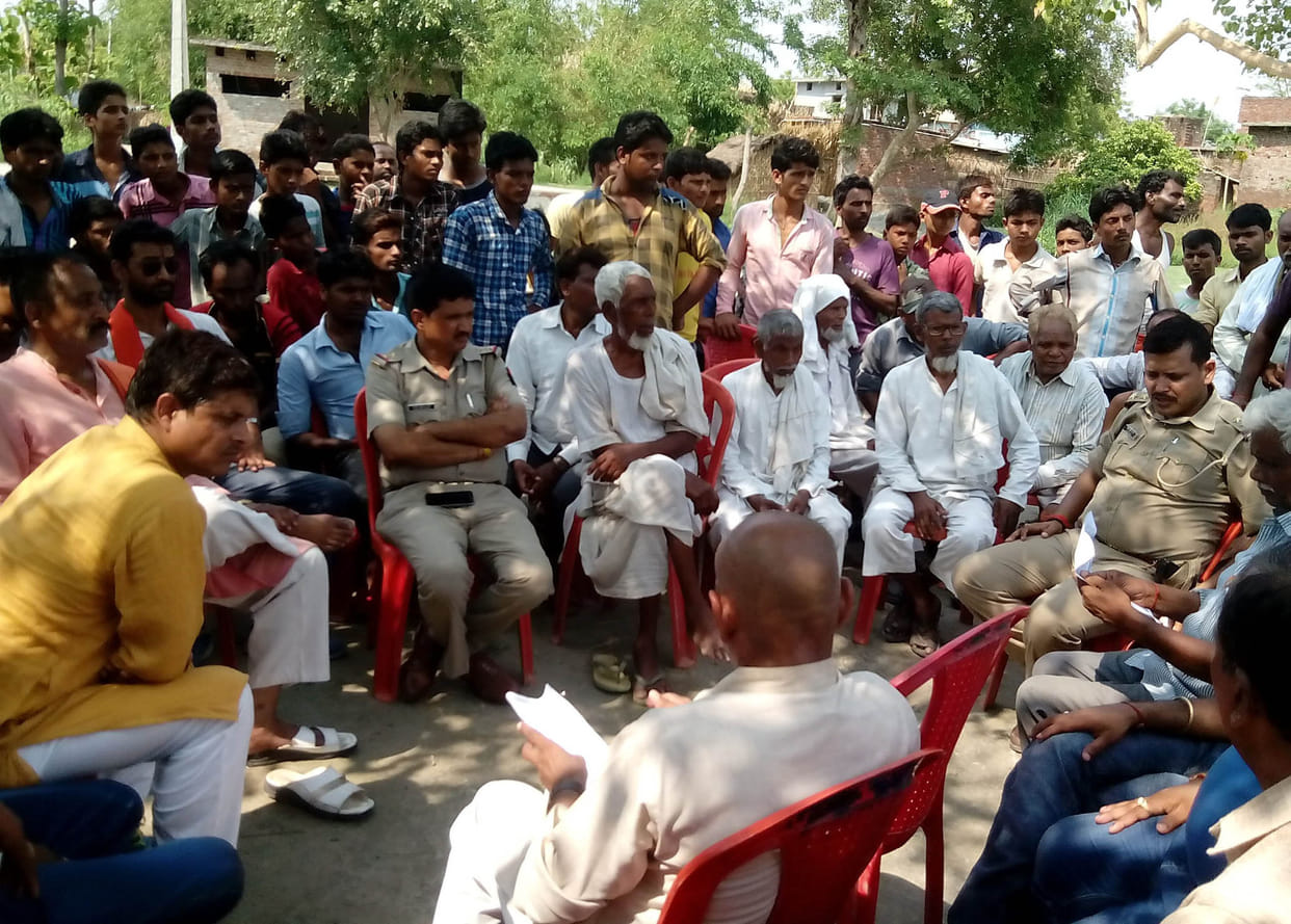 Religious tensions building site