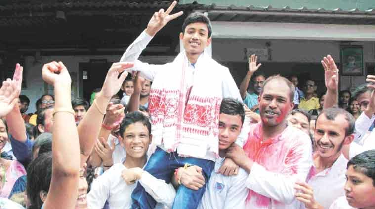 Muslim student top assam high school board