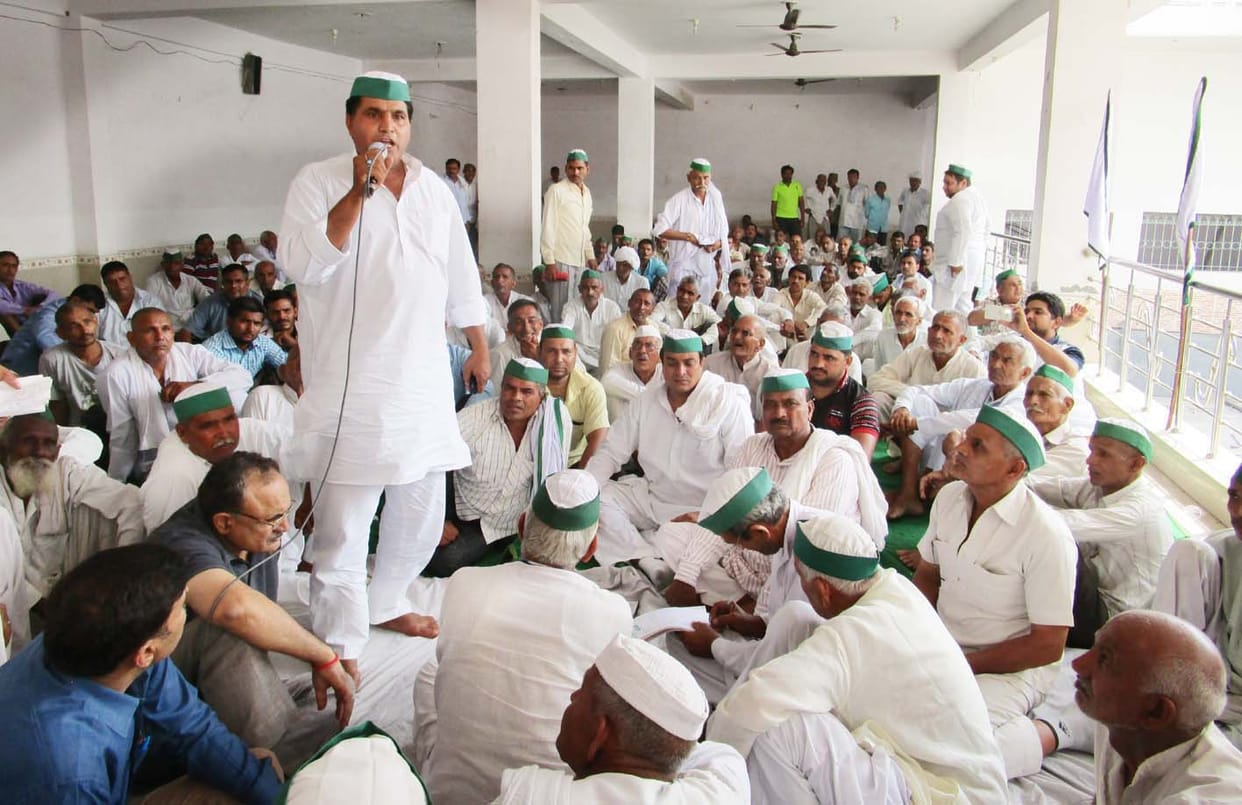 Demand payment of cane arrears arose in panchayat
