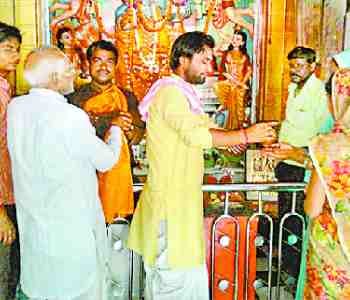 Hanuman temples reverence aroused was swamped