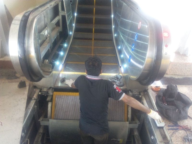 escalator at junction station