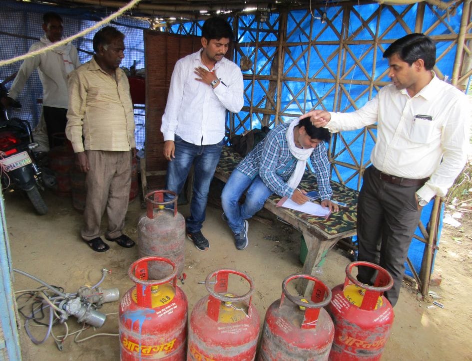 For Rifiling housed half a dozen gas cylinders seized