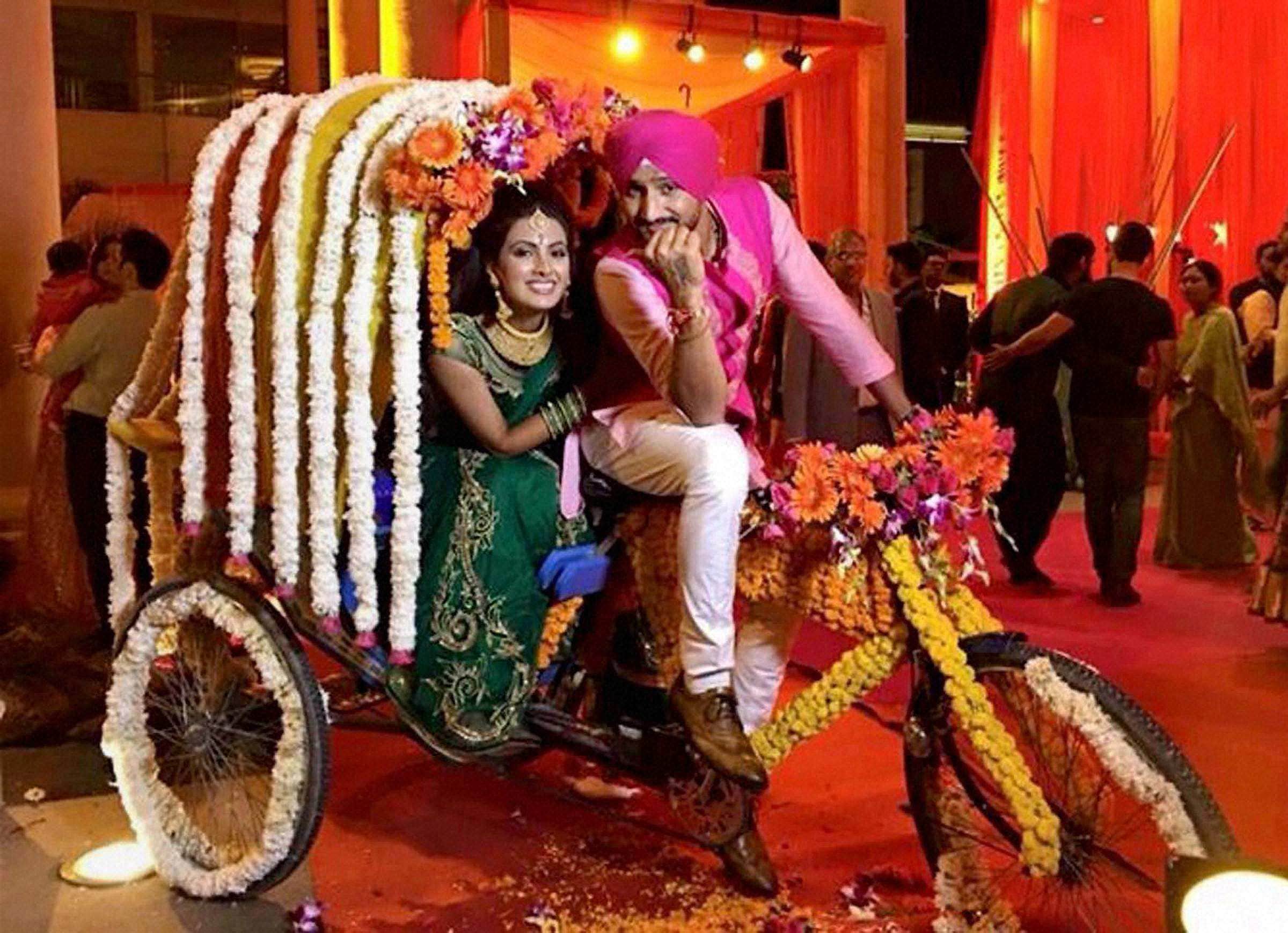 Birthday Special Unknown Facts about cricketer Harbhajan Singh wife and actress Geeta Basra