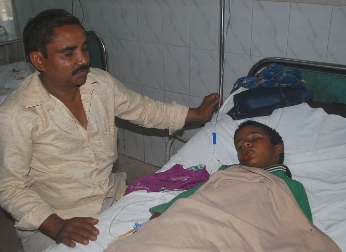 Three injured in accident, one serious